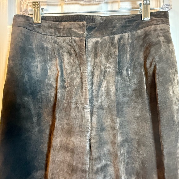 Alfani Suede Leather Brown Pants Bootcut High Waist Career
Trousers Luxury Rich - Picture 6 of 7